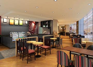 COSTA coffee 商場咖啡廳設(shè)計(jì)裝修