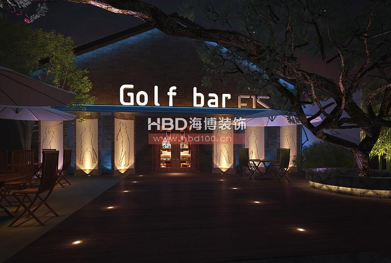 高爾夫酒吧設(shè)計 外墻效果圖 高爾夫酒吧設(shè)計 外墻效果圖