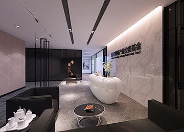 銀河粵科公司前臺裝修設計 銀河粵科公司前臺裝修設計