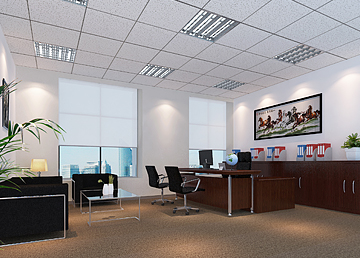 民族證劵公司總經理室設計 民族證劵公司總經理室設計