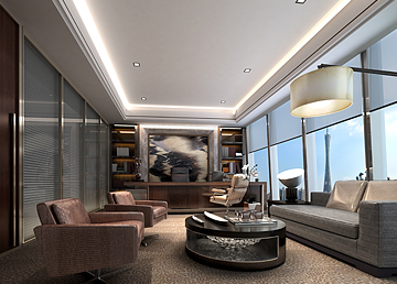 廣州金仕貴金屬公司總經理室設計 廣州金仕貴金屬公司總經理室設計