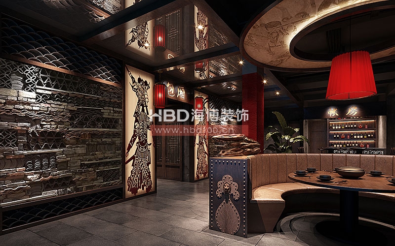 餐廳裝修設計,川菜館裝修設計,川味火鍋餐廳裝修設計,海博裝飾.jpg 餐廳裝修設計,川菜館裝修設計,川味火鍋餐廳裝修設計,海博裝飾.jpg