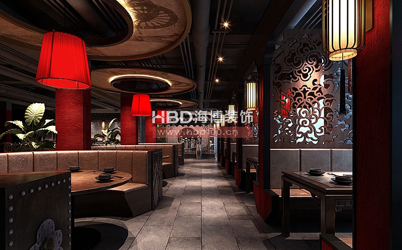 餐廳裝修設計,川菜館裝修設計,川味火鍋餐廳裝修設計,海博裝飾.jpg 餐廳裝修設計,川菜館裝修設計,川味火鍋餐廳裝修設計,海博裝飾.jpg