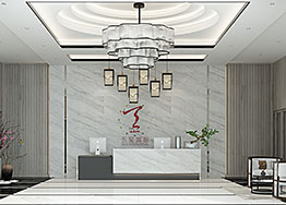 中式風格辦公室設(shè)計裝修案例鑒賞 天璽國際